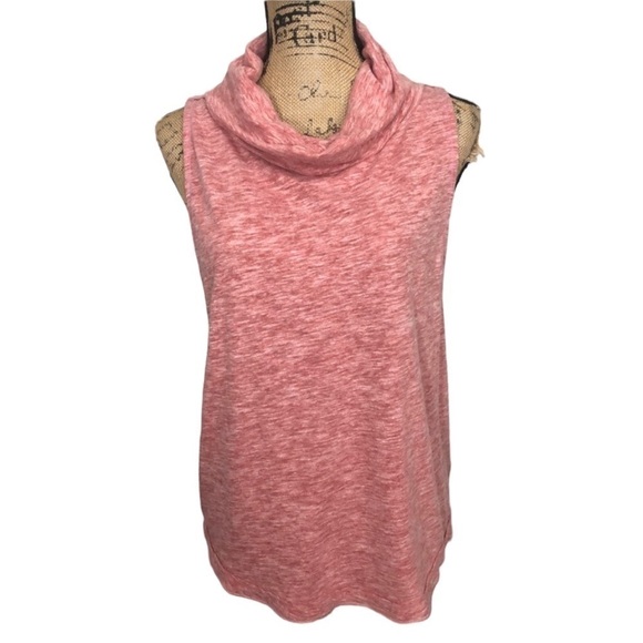 FREE People Women's Light Cowl Neck Space Dye Top - Picture 4 of 10